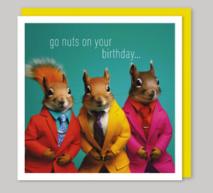 Go Nuts on Your Birthday Greeting Card