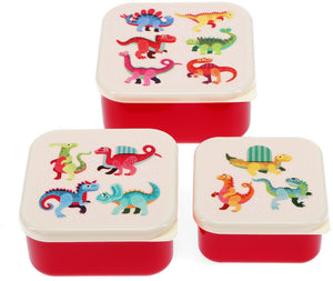 Snack Boxes (set of 3) - Baby Dinos