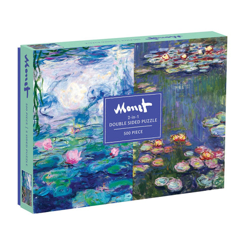 500 Piece Puzzle - Monet Double Sided Jigsaw