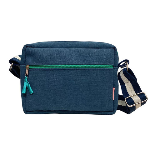 Chunky Cross Body Bag - Blue