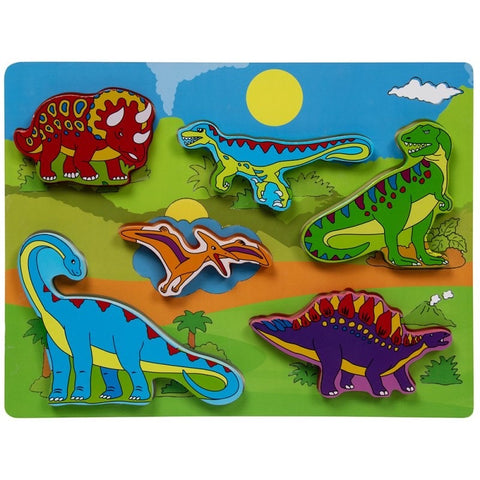 Lets Learn Wooden Dinosaur Puzzle