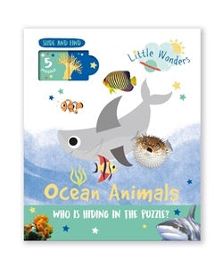 Little Wonders Slider Puzzle Book - Ocean Animals