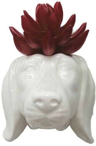 Dog Head Planter