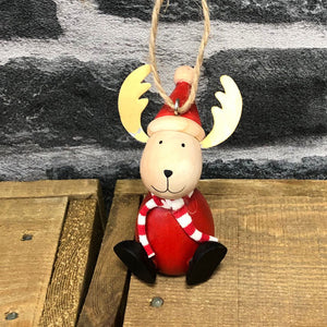 Hanging Wooden Reindeer