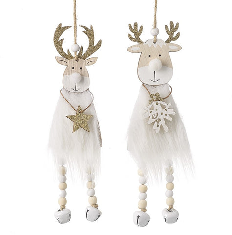 White Fur Hanging Deer